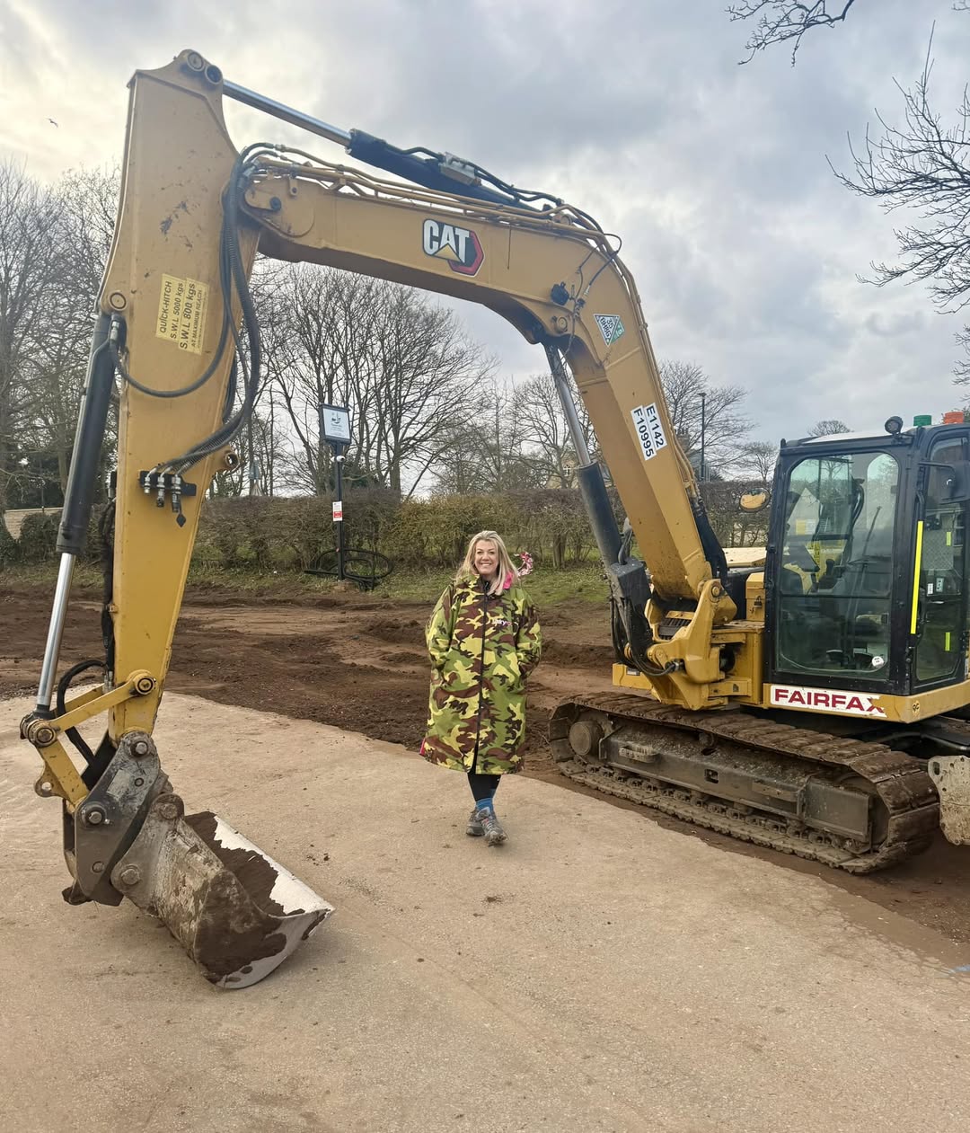 Bondville car park works in progress at Bondville Model Village